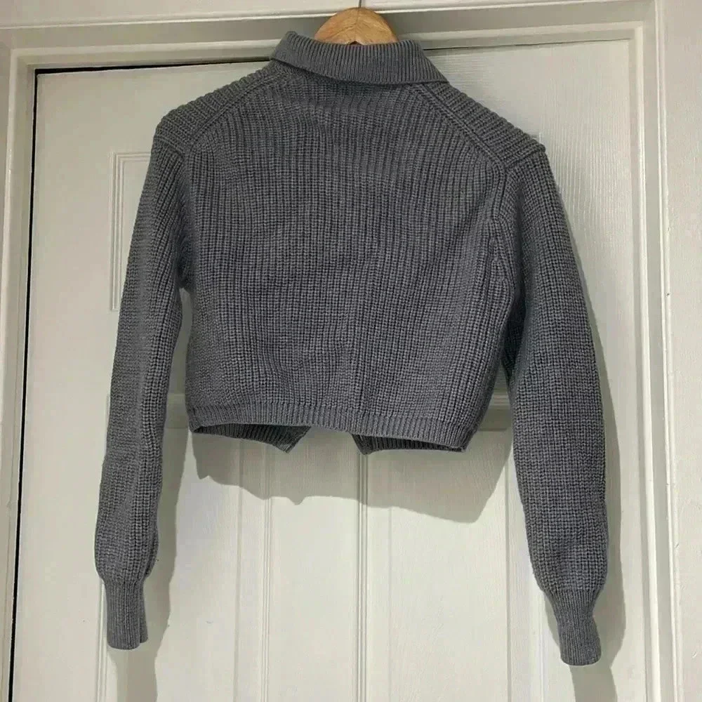 Merino Wool Cardigan Button Up